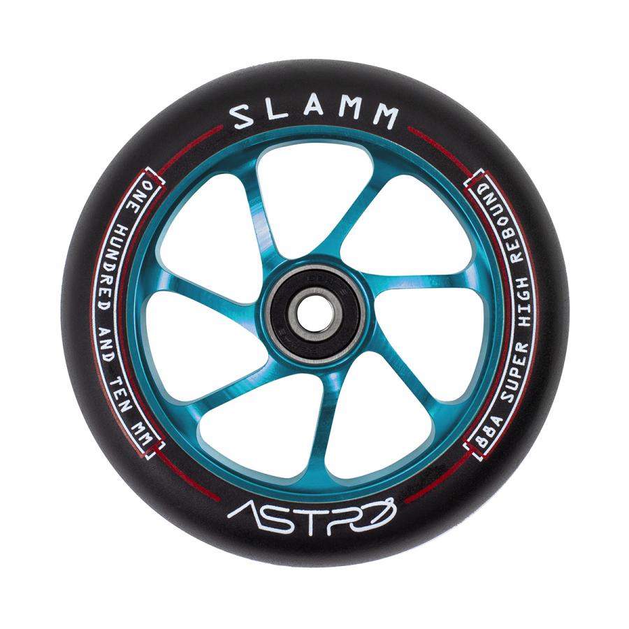 Koliesko Slamm Astro 110x24mm Abec 9 chrome modrá