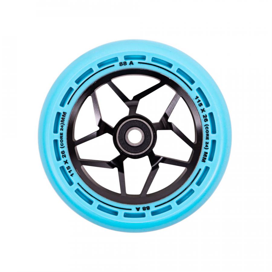 Kolieska LMT L Wheel 115 mm s ABEC 9 ložiskami 2 ks čierno-modrá