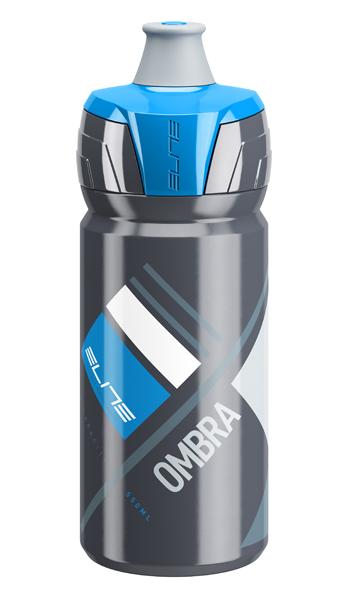 Fľaša ELITE Ombra 0,55 l šedá, modré logo