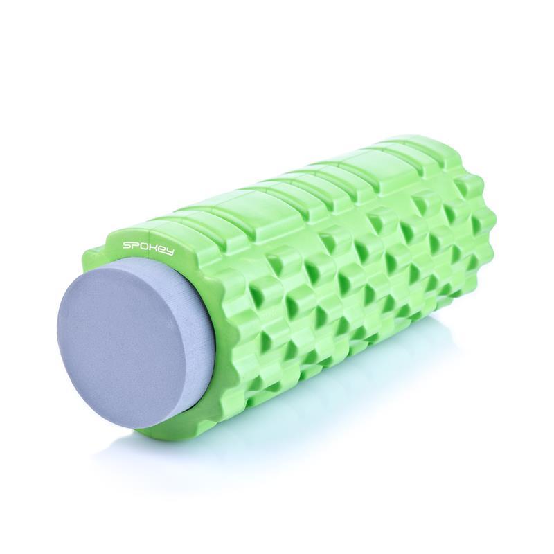 Spokey TEEL 2 v 1 fitness masážnej + penový valec zelený 