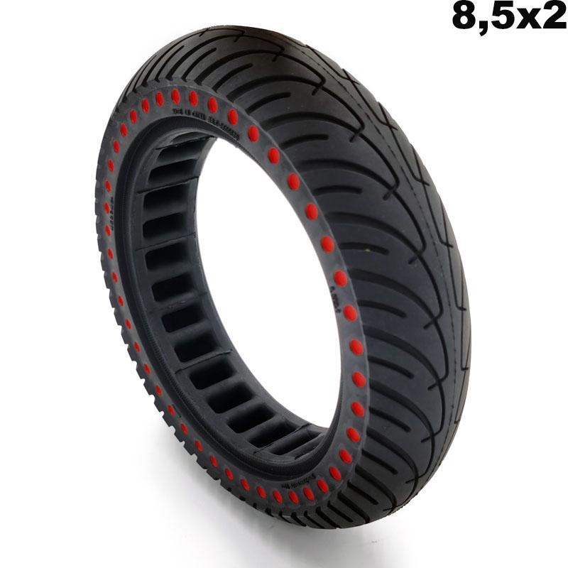 Bezdušová pneu 8 1/2x2 červená
