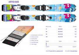 Detské lyže Artis Kids + Tyrolia SLR 4,5