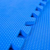 Spokey Scrab podložka puzzle pod fitness vybavenie, 1,2 cm modrá 4 kusy 61x61 cm 