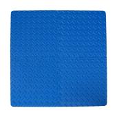 Puzzle podložka inSPORTline Famkin (12 dlaždíc, 18 okrajov) Farba modrá