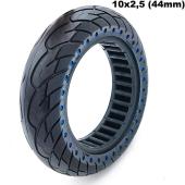 Plná bezdušová pneu 10 x 2,5 (44mm) modrá bodka